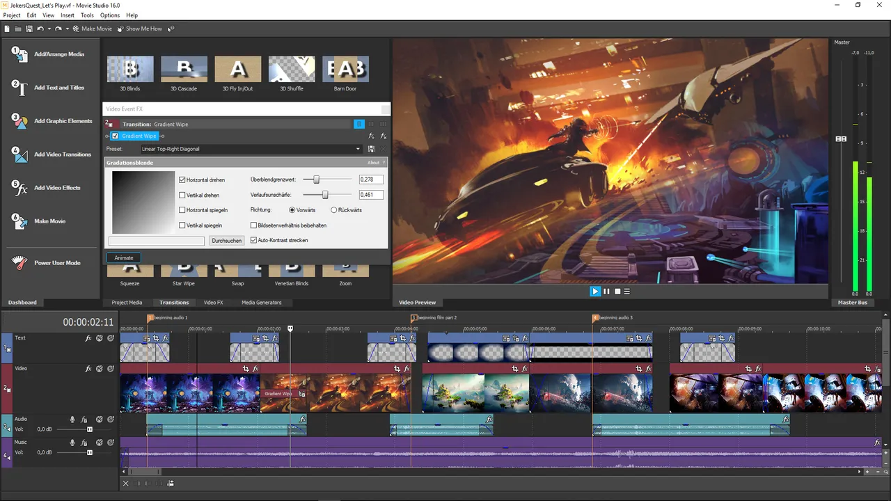 VEGAS Movie Studio 16 Steam Edition Screenshot 2