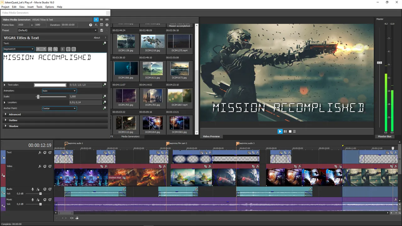 VEGAS Movie Studio 16 Steam Edition Screenshot 0