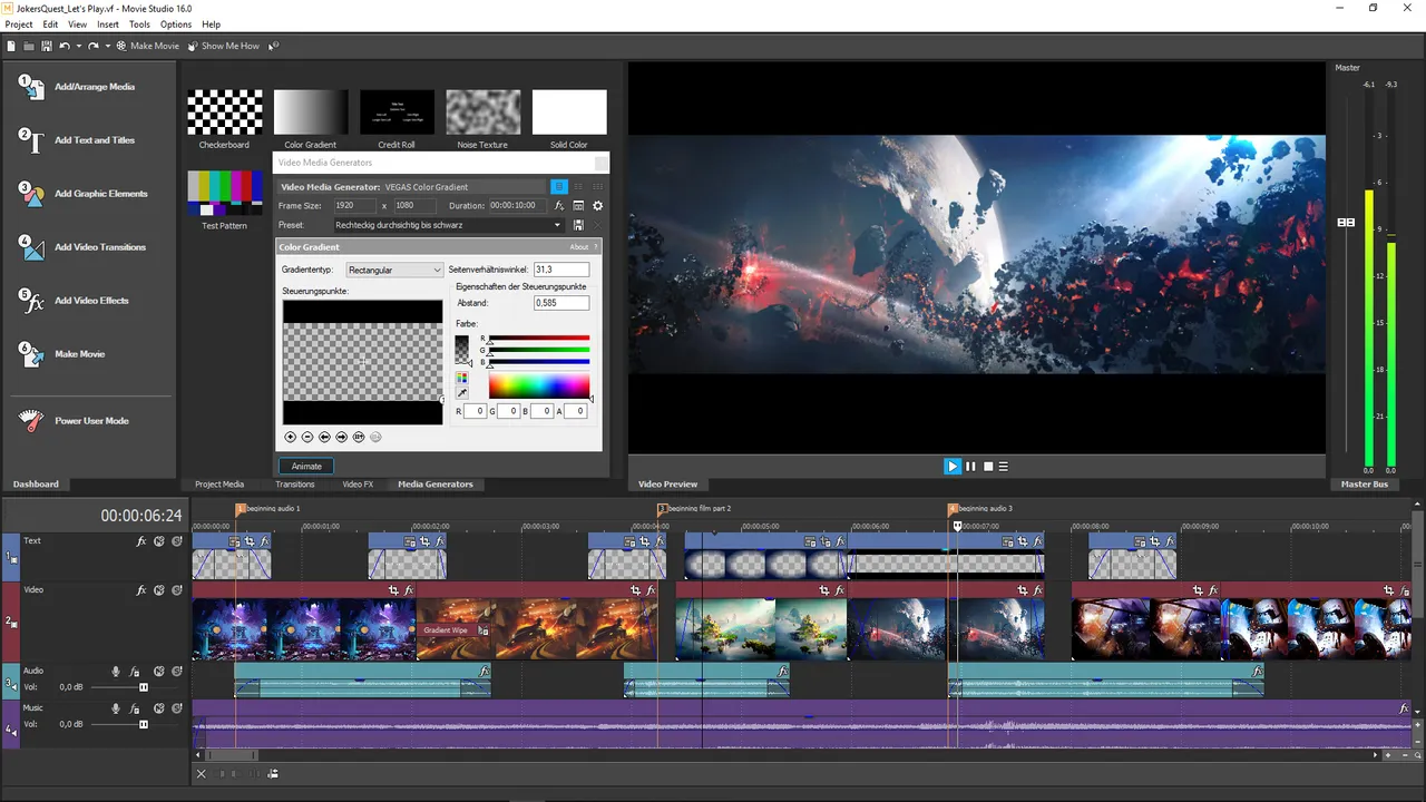 VEGAS Movie Studio 16 Steam Edition Screenshot 1