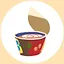 Non-liquid milk icon