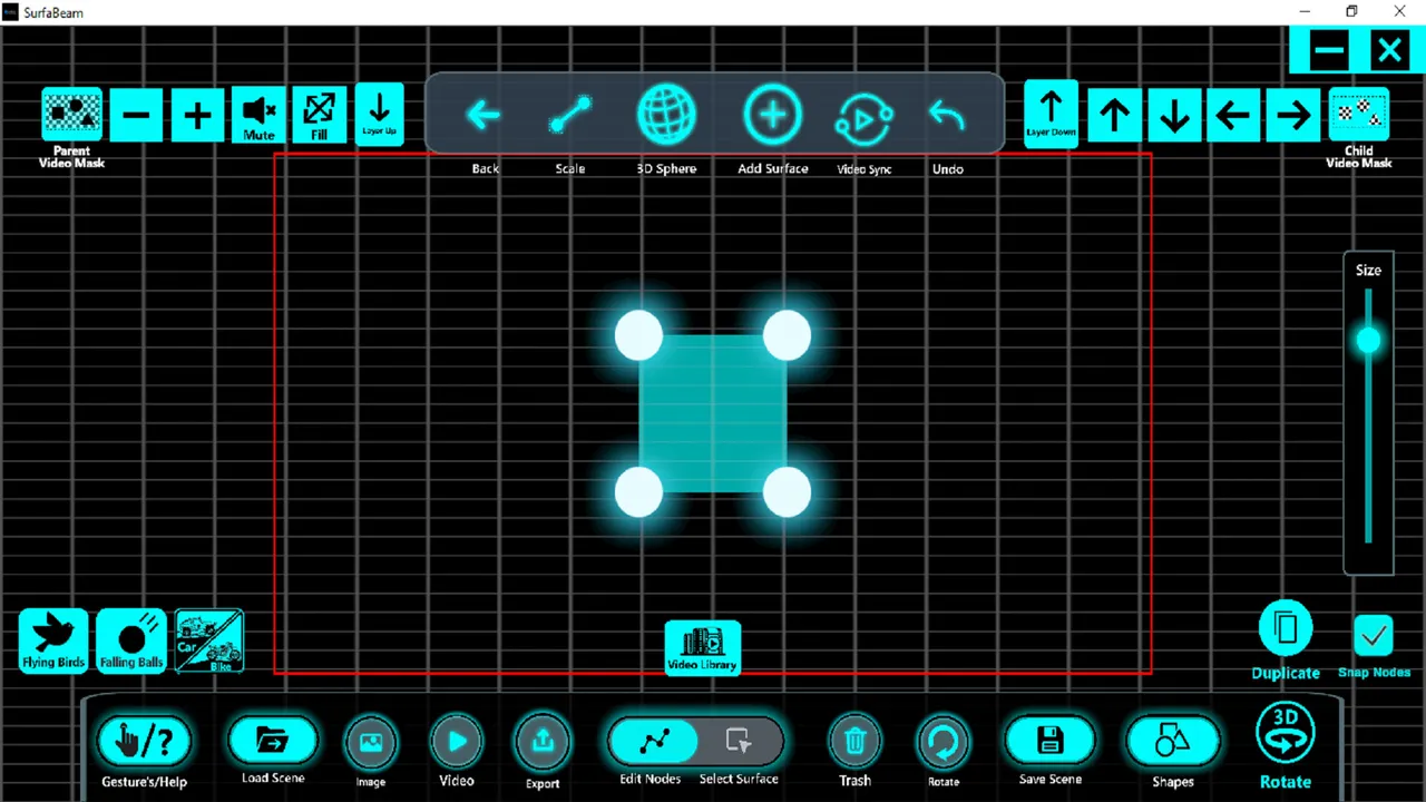 SurfaBeam - Pro Projection Mapping Screenshot 1