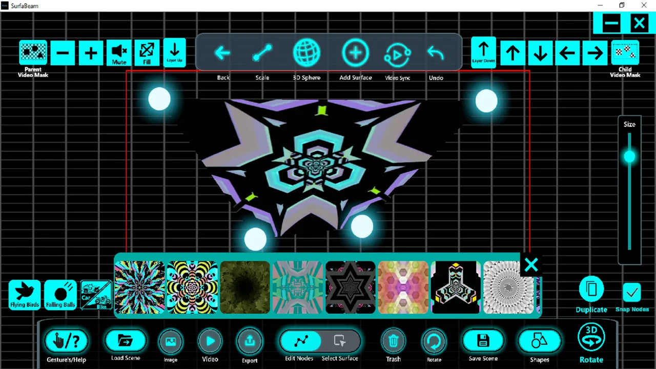 SurfaBeam - Pro Projection Mapping Screenshot 4