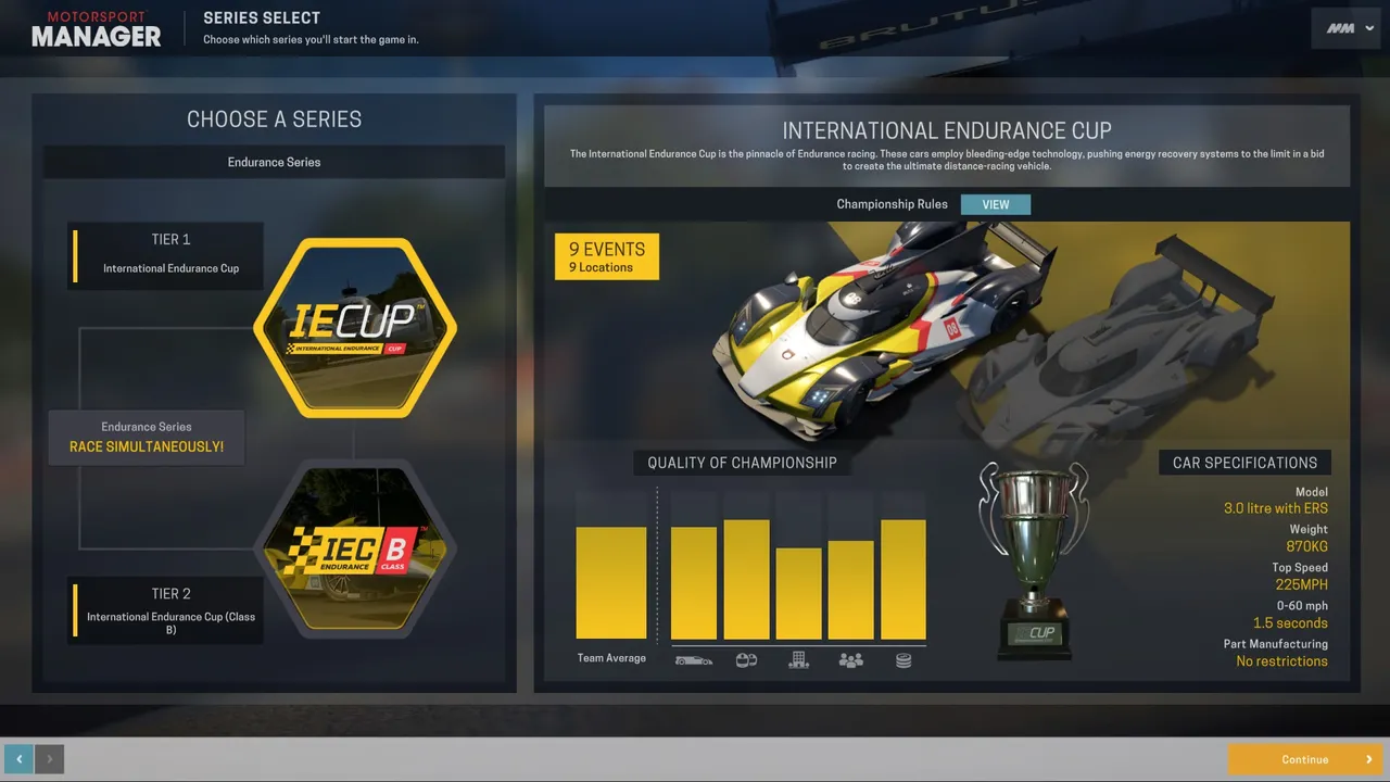 Motorsport Manager - Endurance Series Screenshot 2