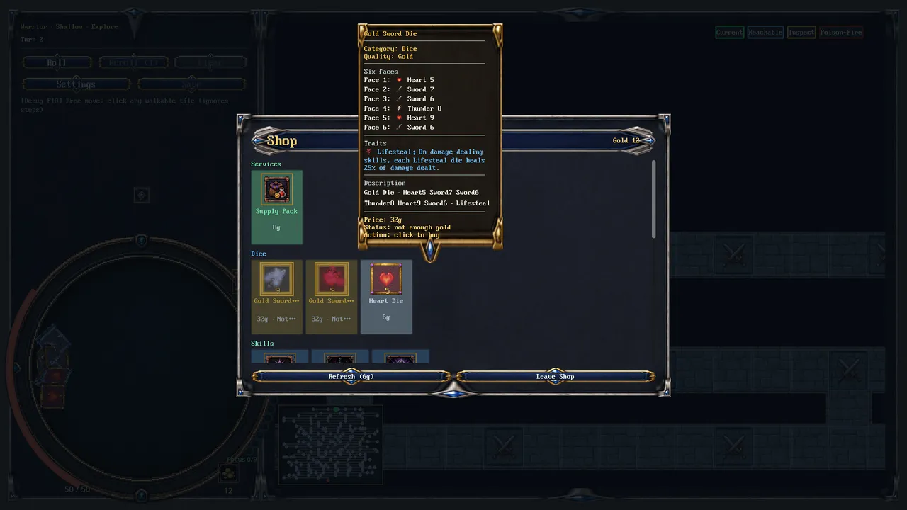 DiceVenture Dungeon Screenshot 2