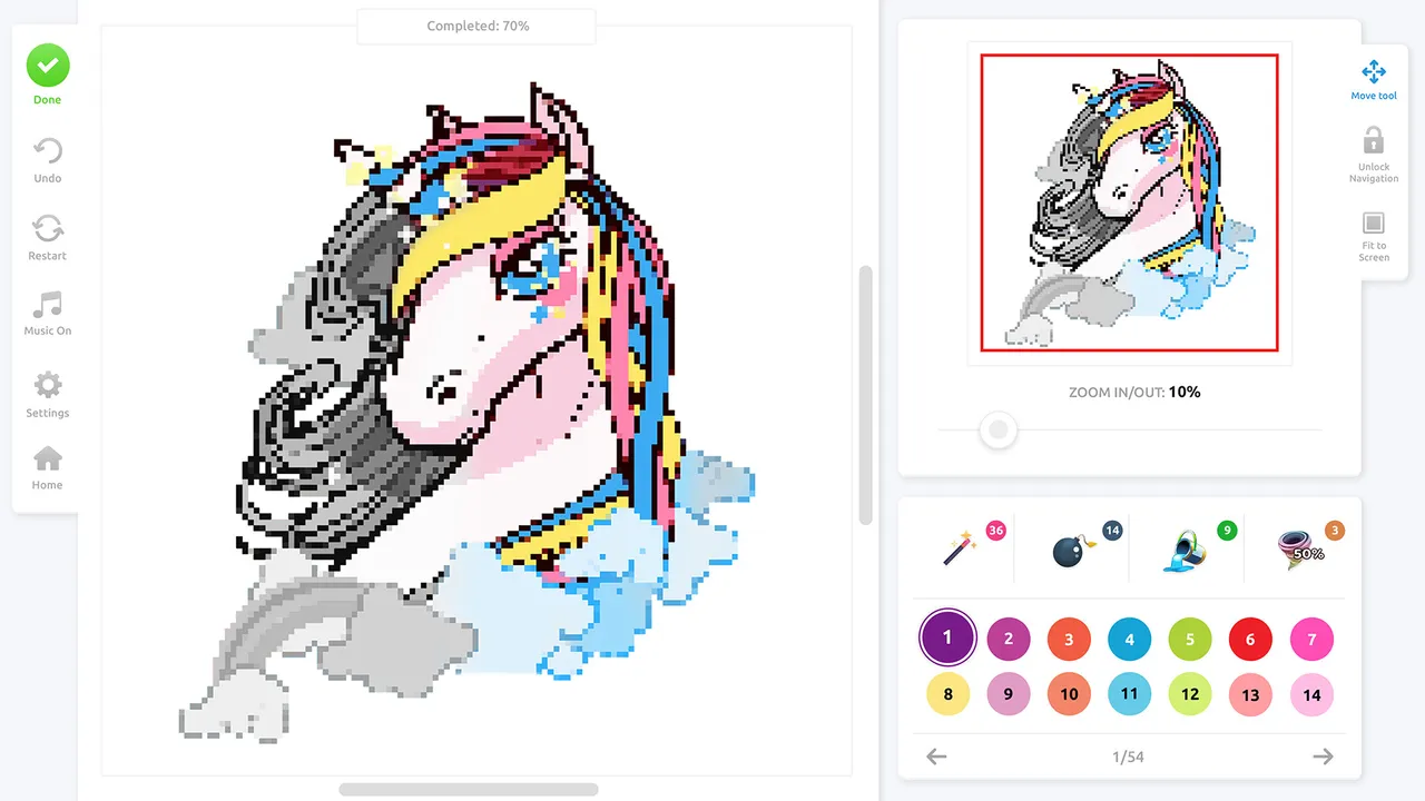 Pixel Art Coloring Book - Full Version Screenshot 4