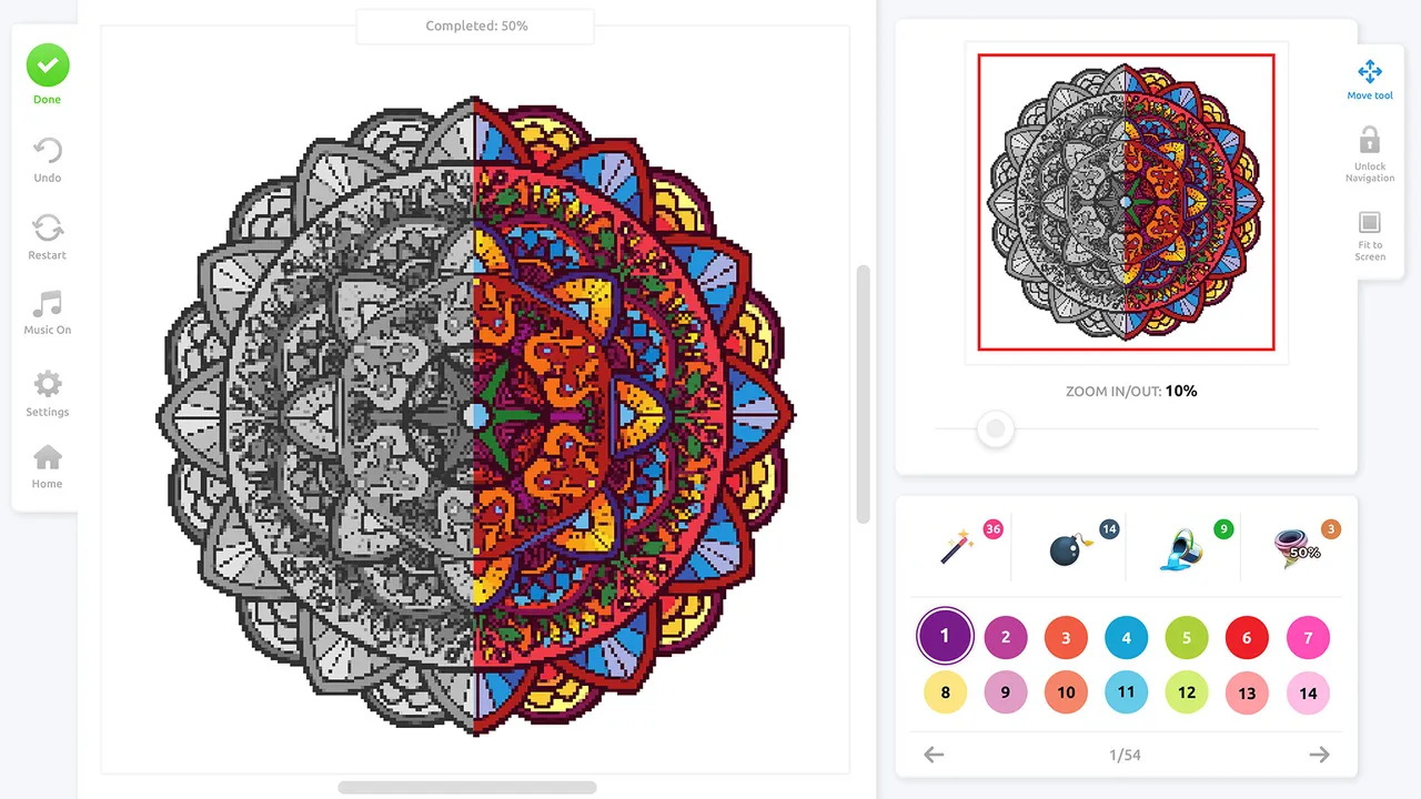 Pixel Art Coloring Book - Full Version Screenshot 6