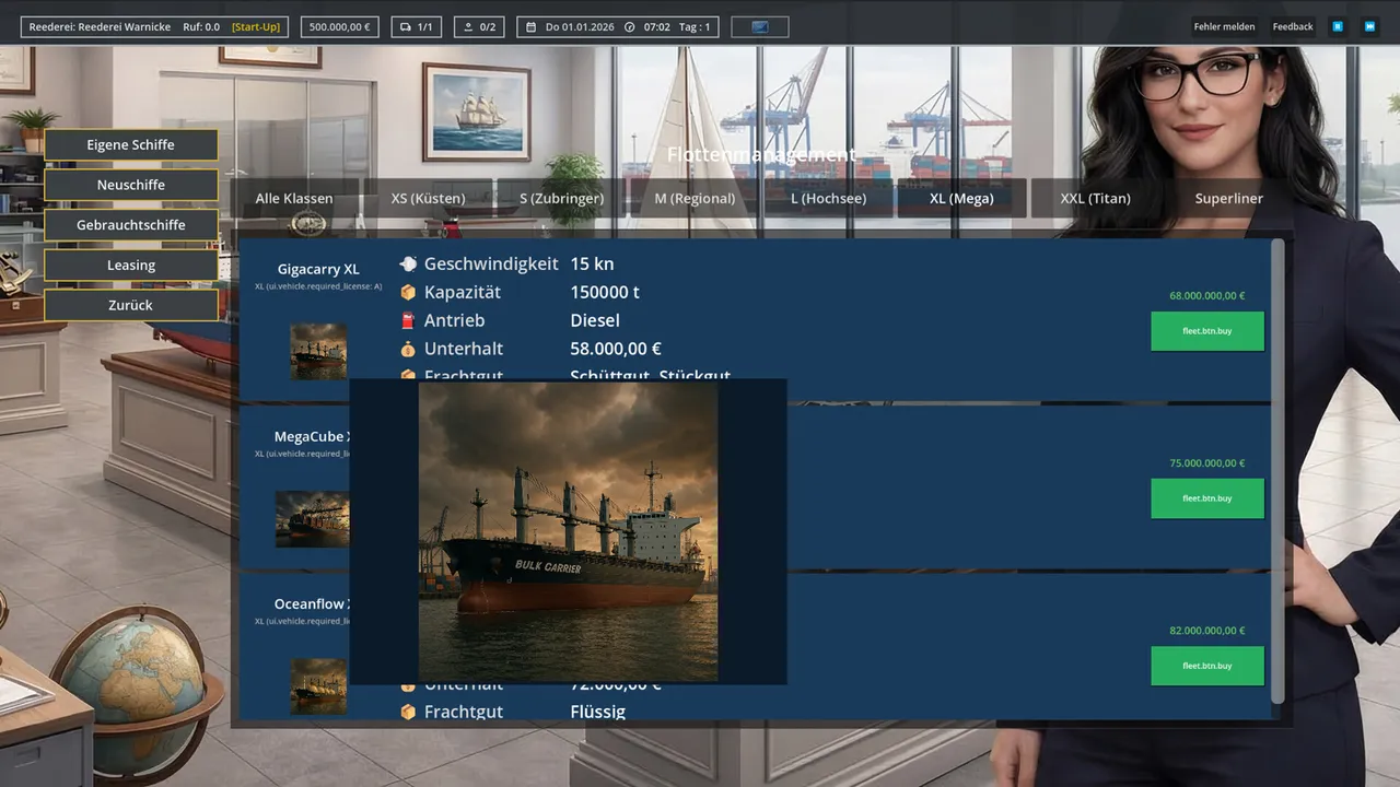 European Seafreight Tycoon Screenshot 0
