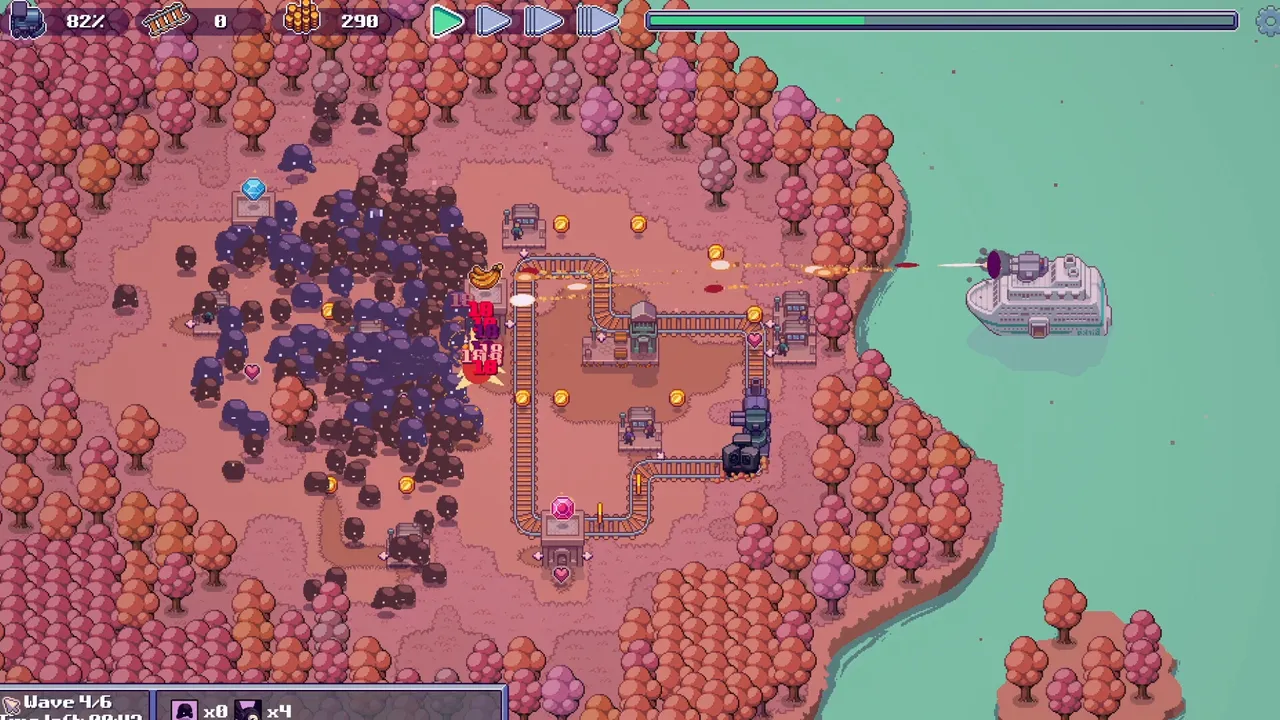 Choo Choo Defenders Demo Screenshot 4