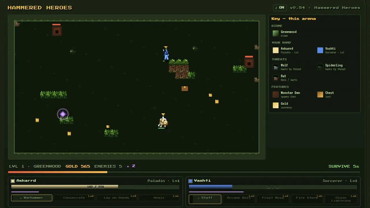 Hammered Heroes Screenshot 0