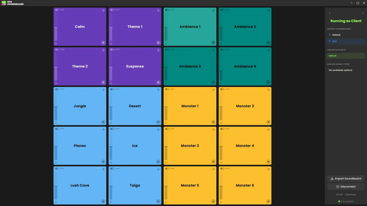 RPG Soundboard Screenshot 2