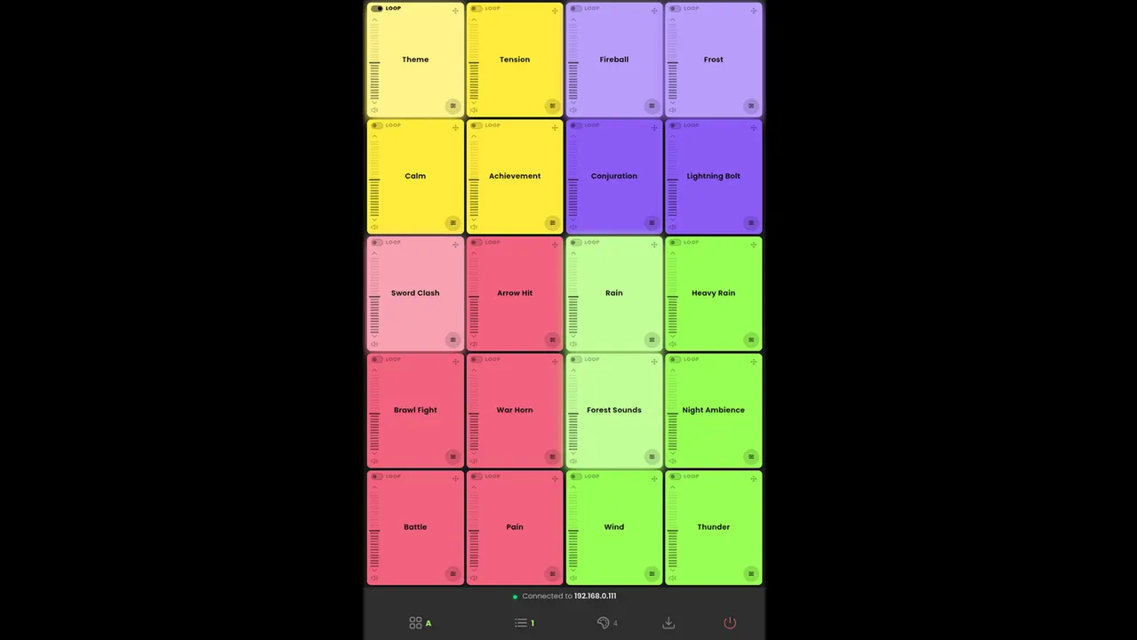 RPG Soundboard Screenshot 3