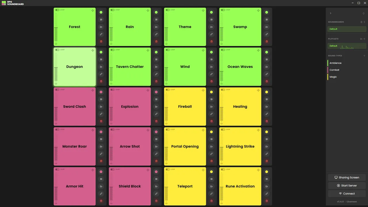 RPG Soundboard Screenshot 0