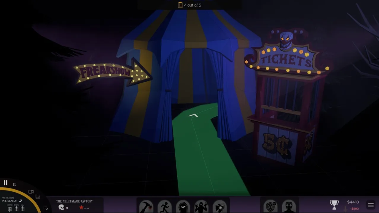ScareZone: Haunted Attraction Tycoon Screenshot 0