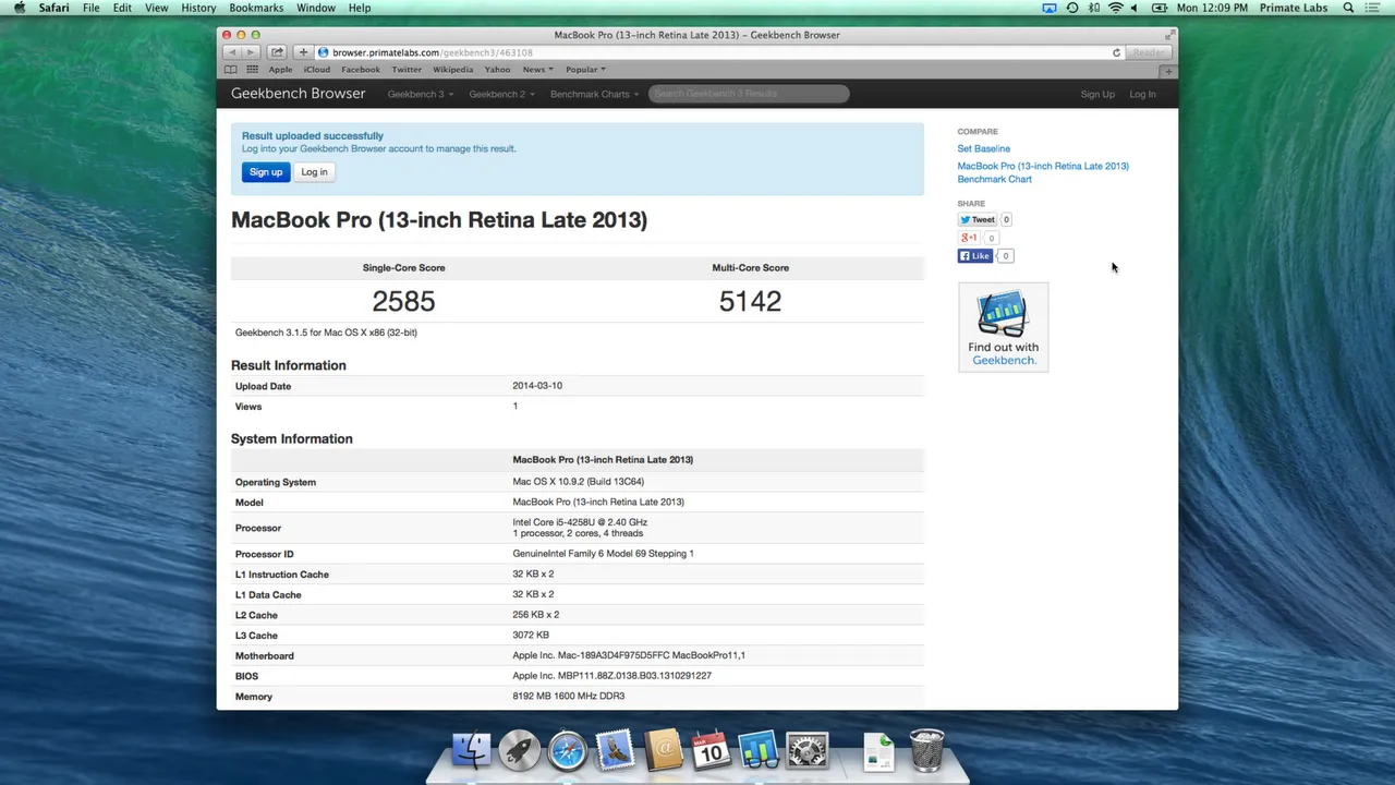 Geekbench 3 Screenshot 12