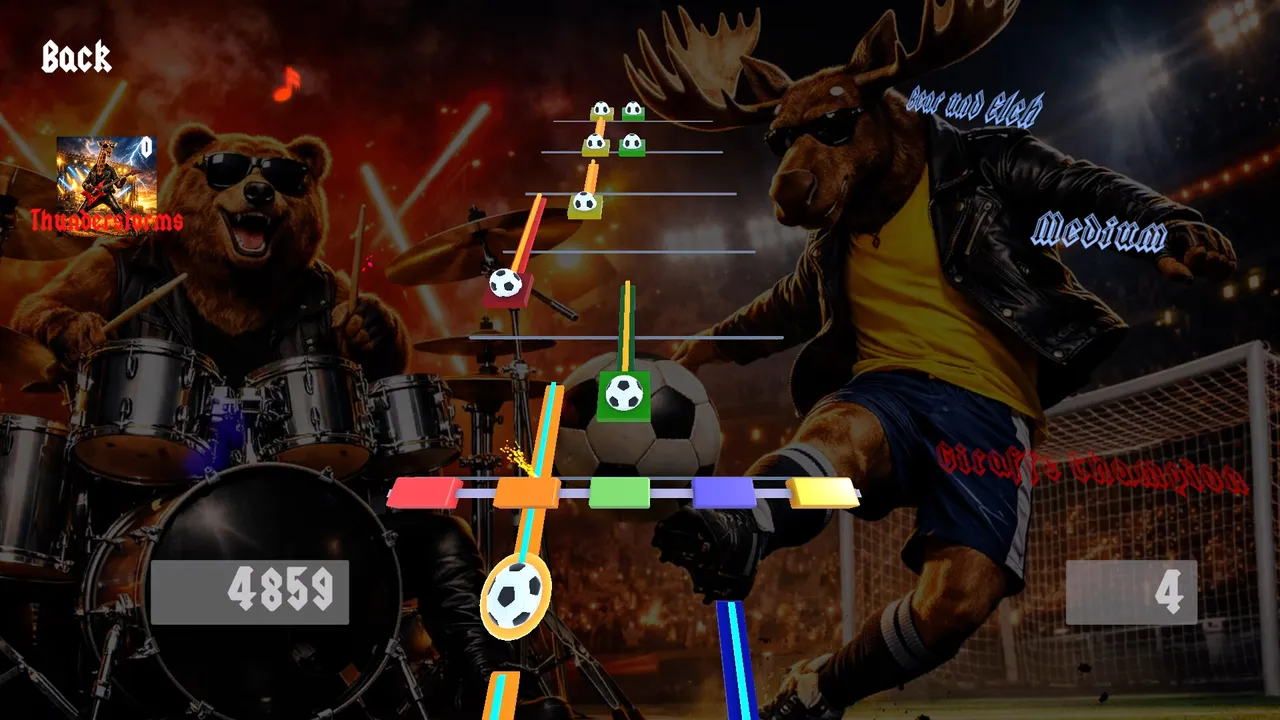 Giraffe Champion 2: Football Rock Screenshot 1