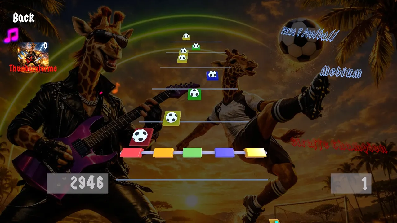 Giraffe Champion 2: Football Rock Screenshot 0
