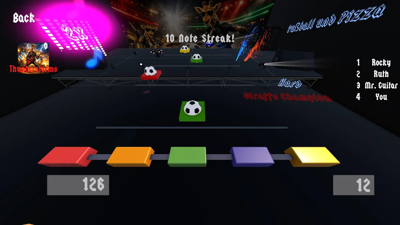 Giraffe Champion 2: Football Rock Screenshot 2