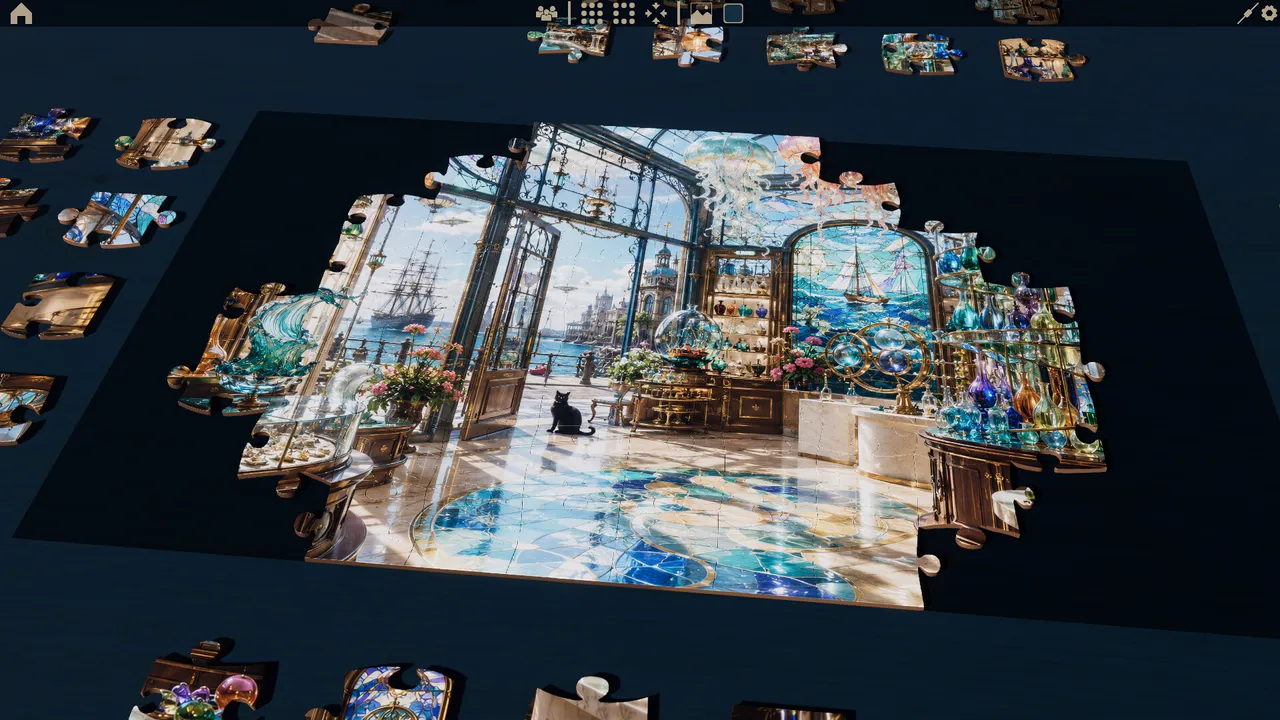 Jigsaw Diorama: The Alchemist and the Eclipse Screenshot 2