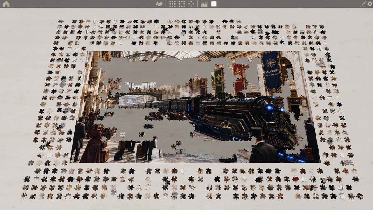 Jigsaw Diorama: The Alchemist and the Eclipse Screenshot 3