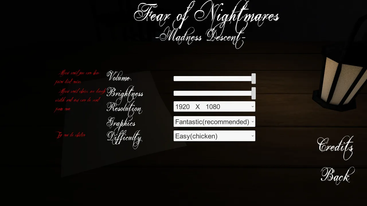 Fear Of Nightmares: Madness Descent Screenshot 1