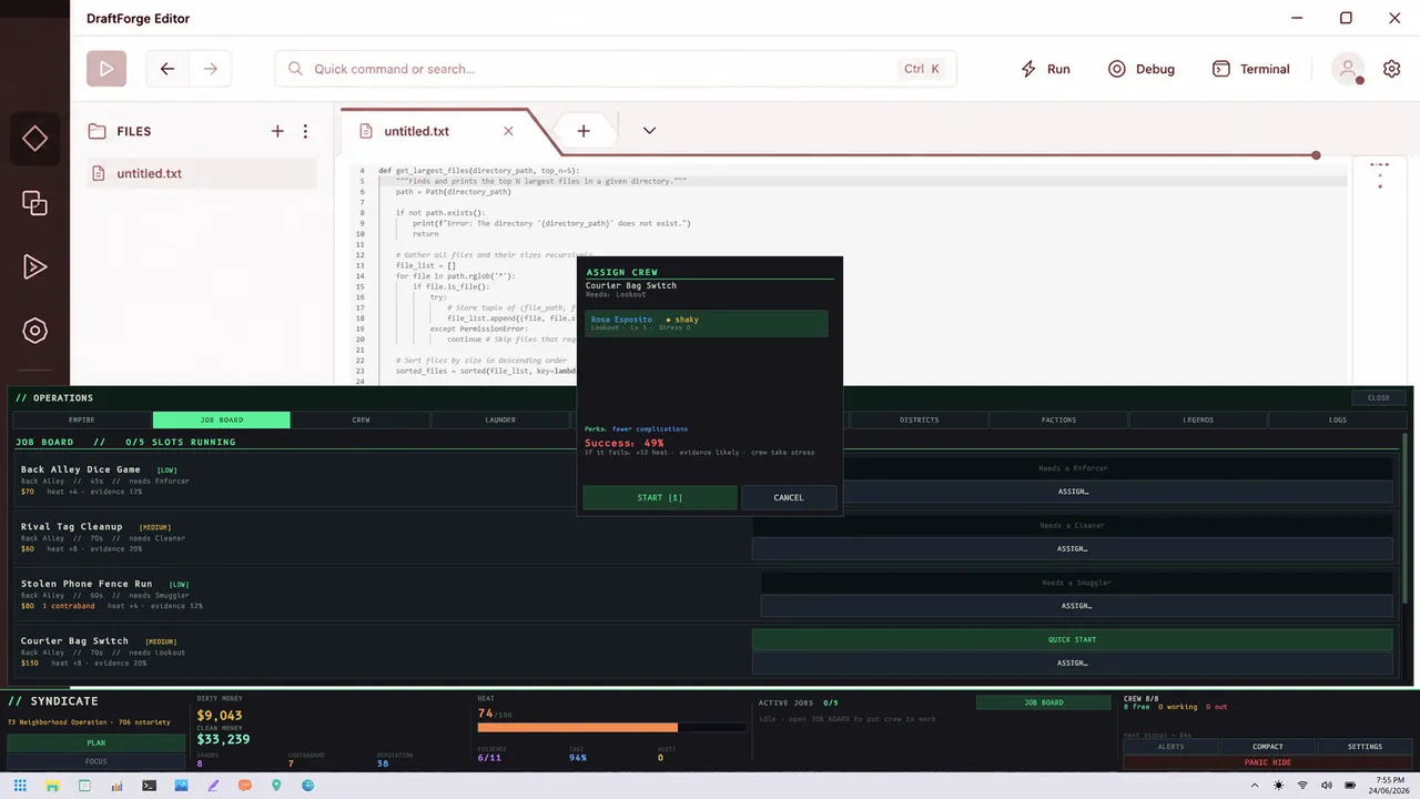 Taskbar Syndicate Screenshot 2
