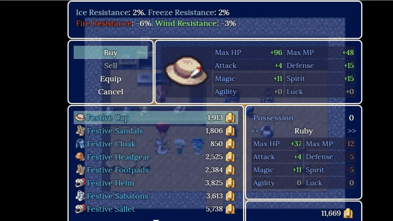 Cross of Auria - Eyes in the Frost Screenshot 1