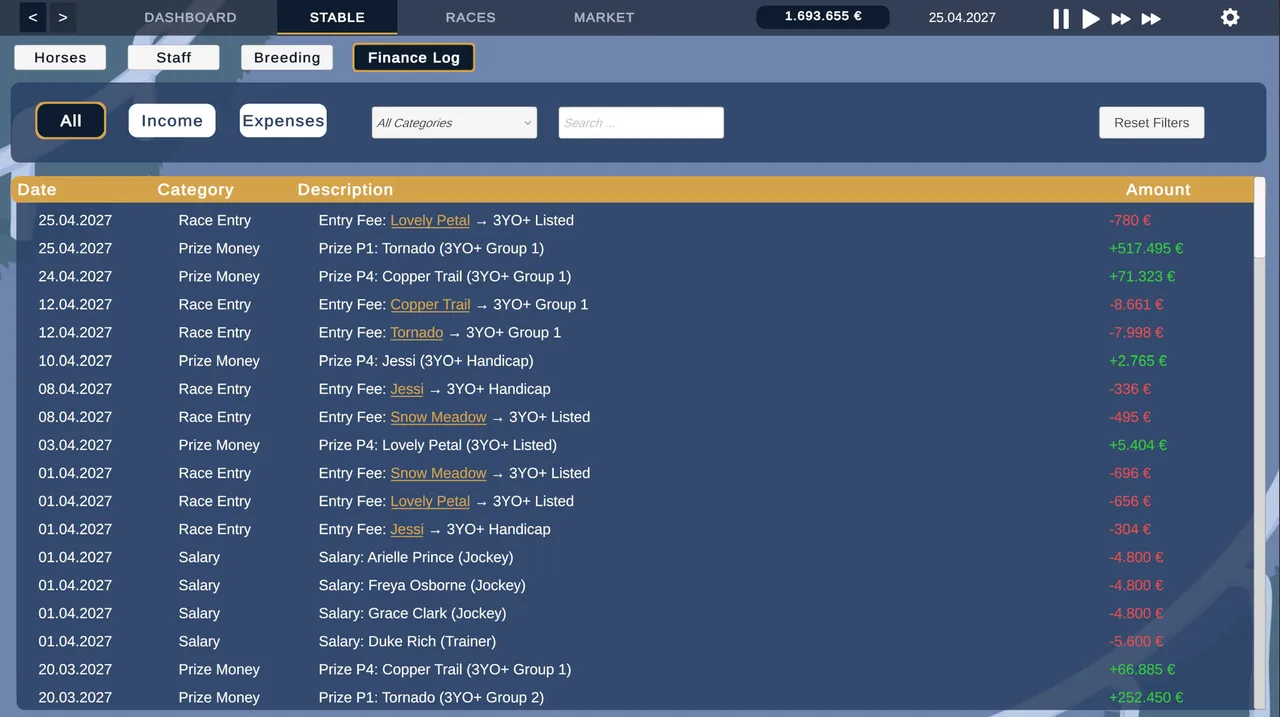 Golden Stables - Horse Racing Screenshot 4