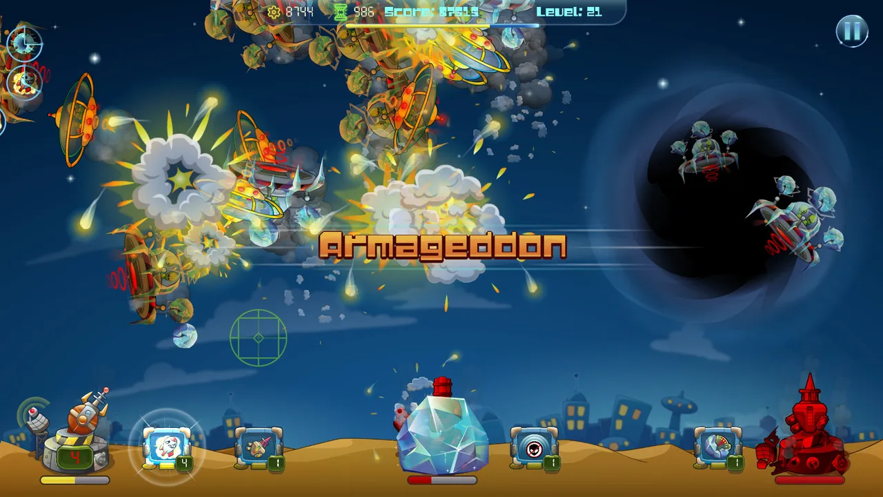 Galactic Missile Defense Screenshot 0