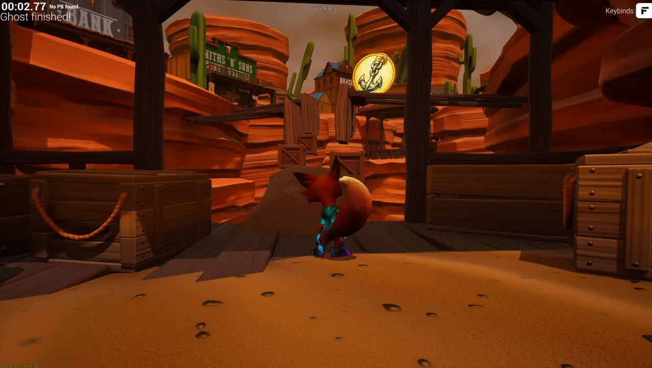 Stewart The Fox: Swing it! Demo Screenshot 0