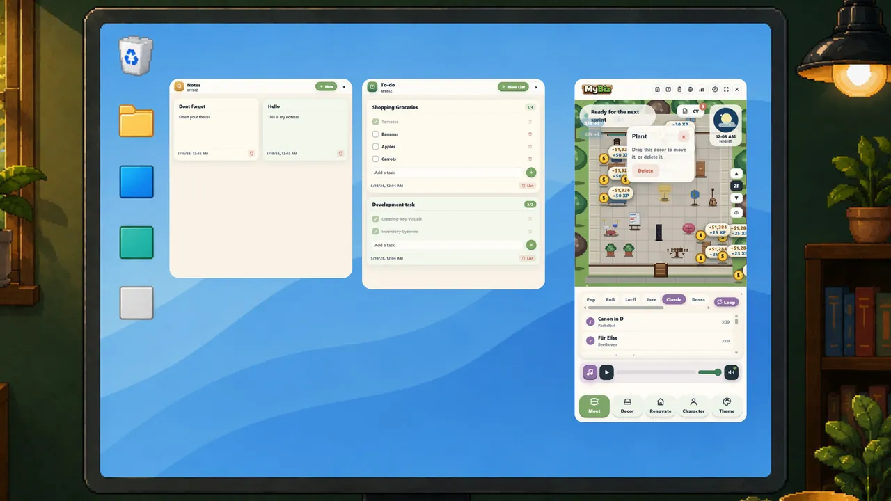 MyBiz: Pomodoro Desk Tycoon Screenshot 7