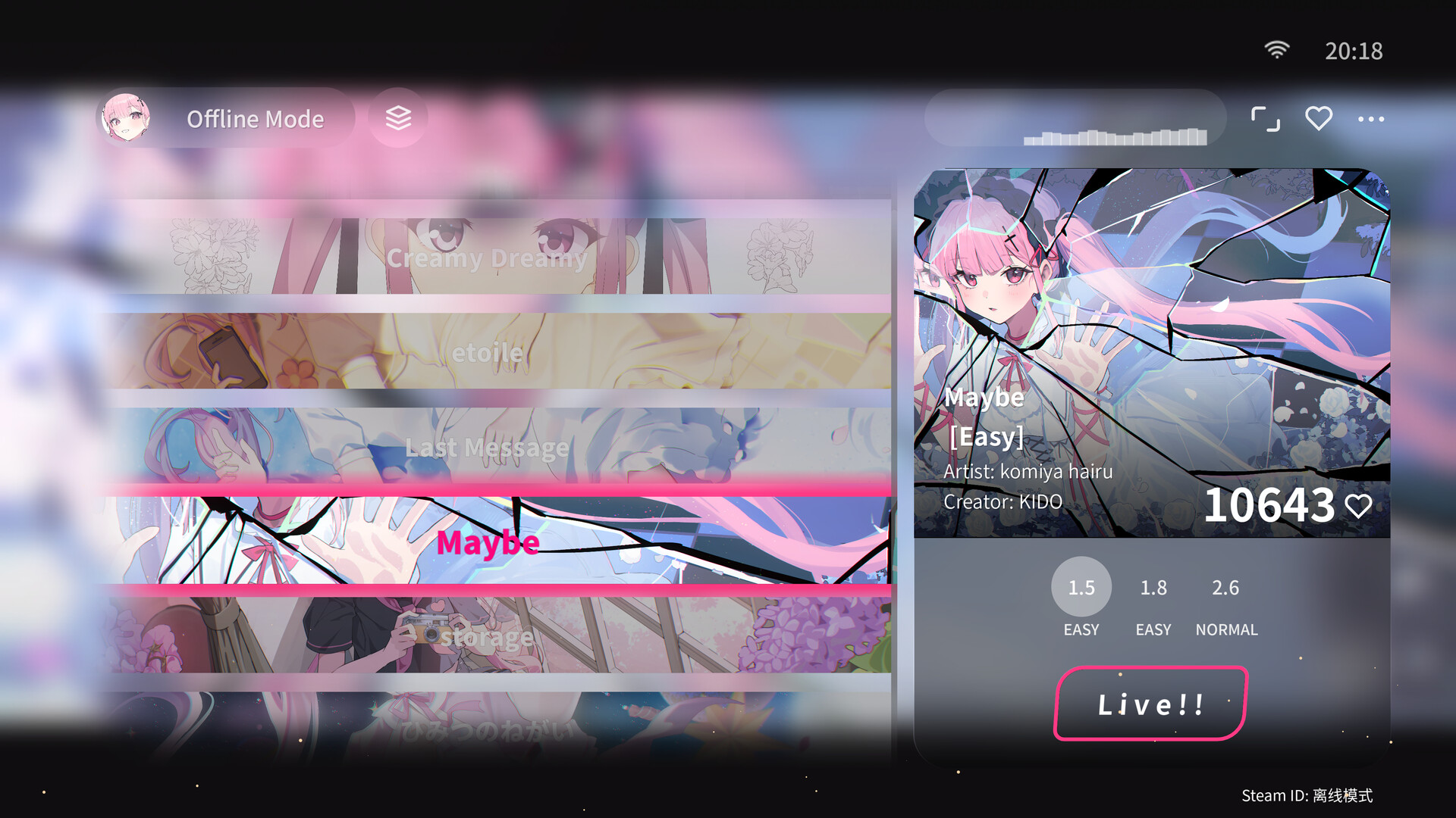 Live Rise!!: 4K Fever - Official Beatmaps Pack Screenshot 4