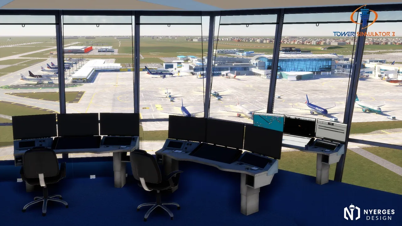 Tower! Simulator 3 - LHBP Airport Screenshot 2