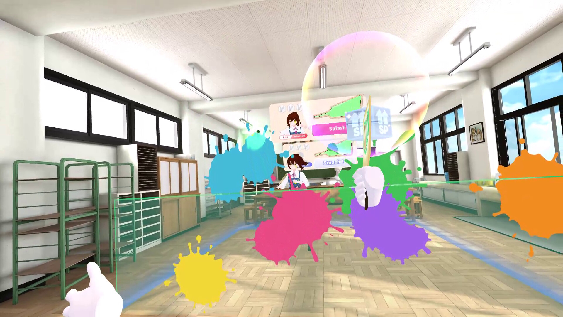 DokiDoki Hanetsuki VR: Paddle & Ink Screenshot 7
