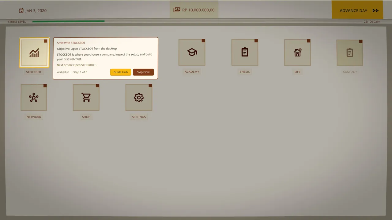Buy High Sell Low: Stock Trading Simulator Screenshot 0