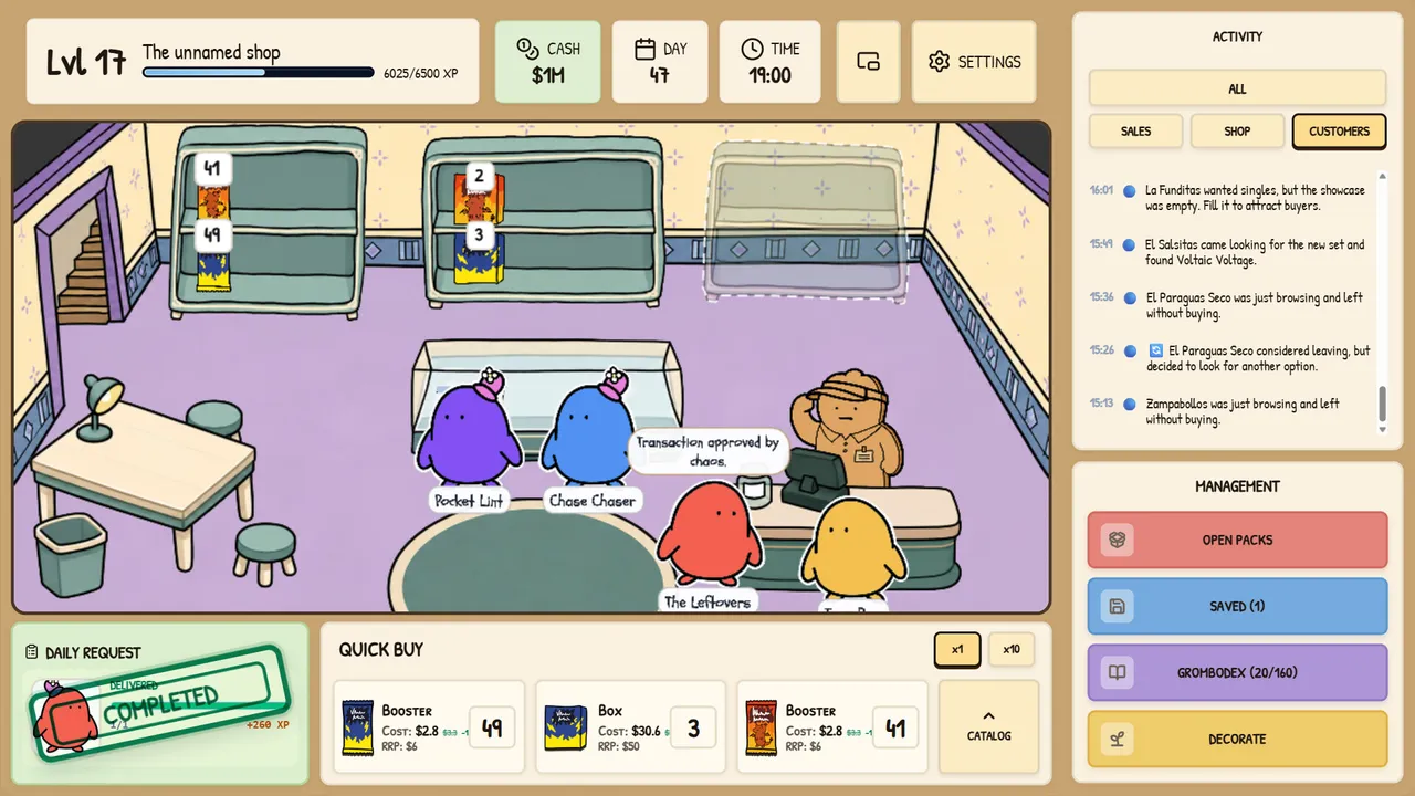 Grombo Card Shop Idle Screenshot 6