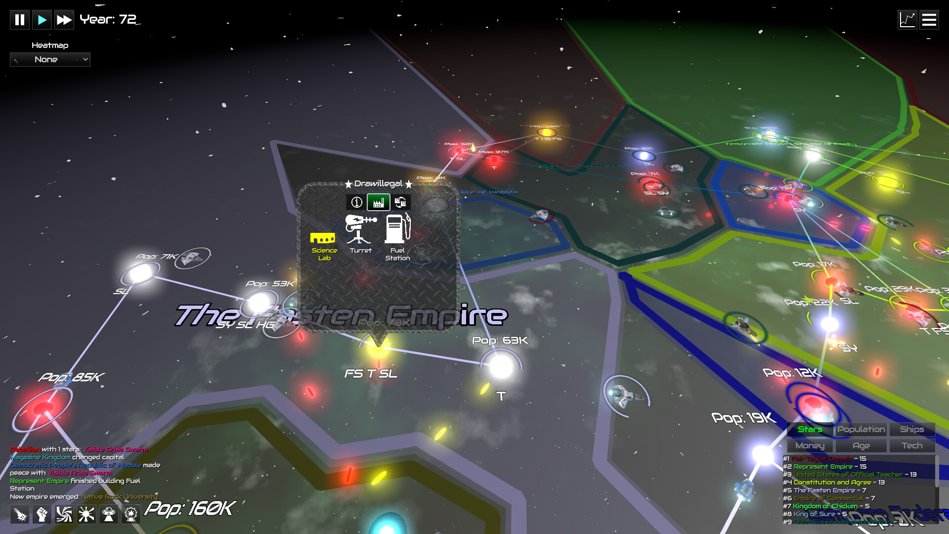 GalactiWar - Empire Simulator Screenshot 10