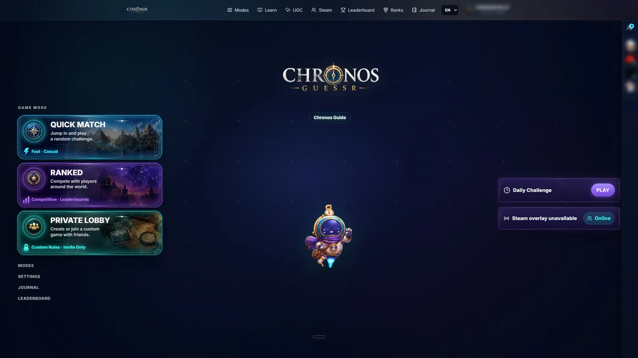 ChronosGuessr Screenshot 1