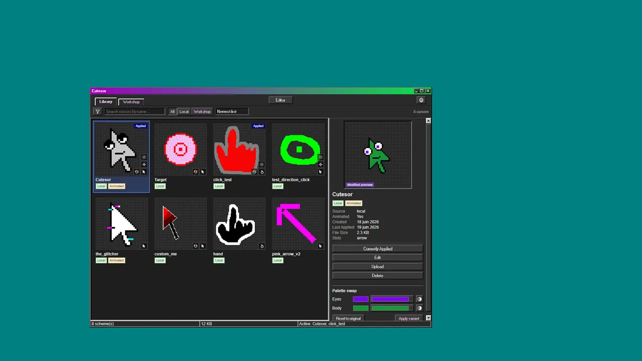 Cutesor - Cursor Studio Screenshot 4