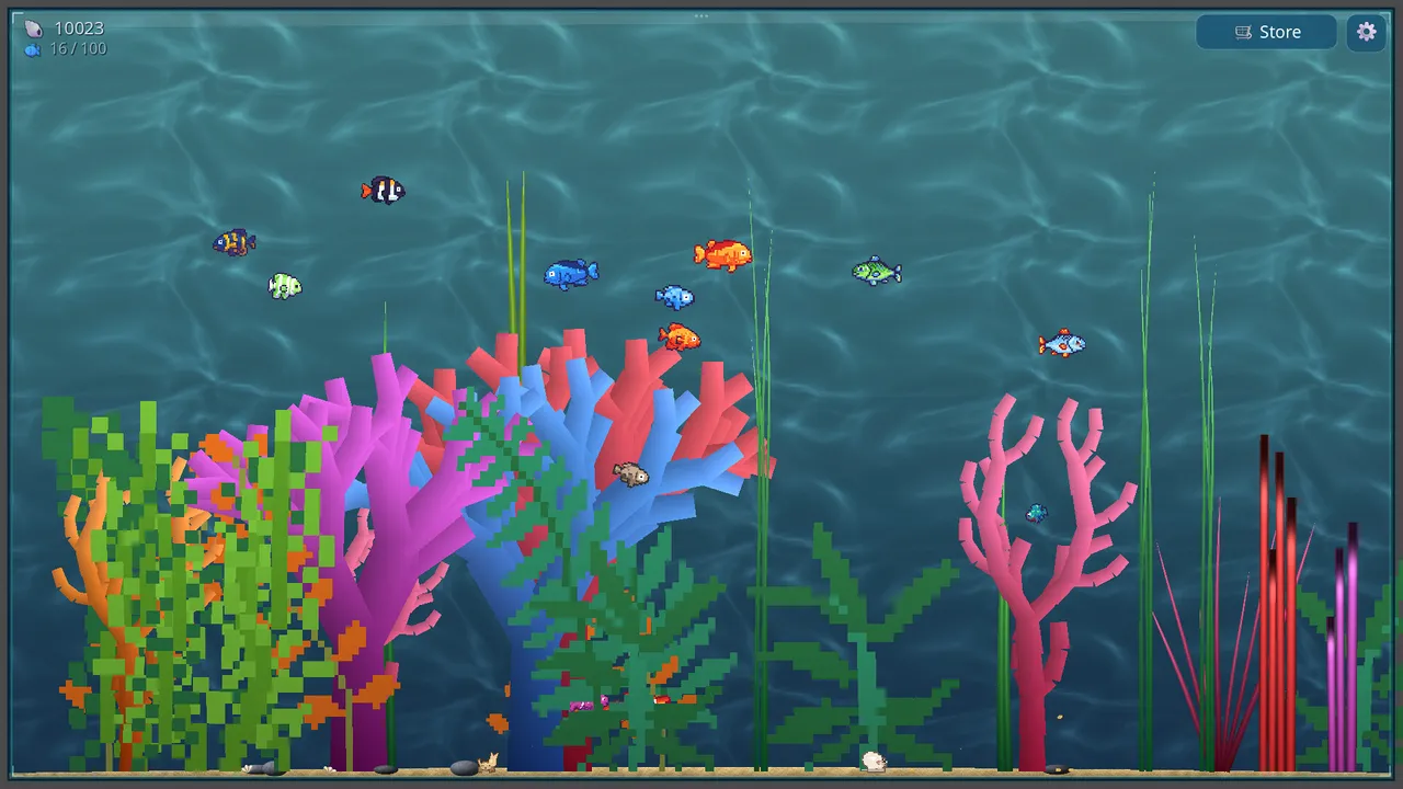 Reefling: A Cozy Desktop Aquarium Screenshot 2