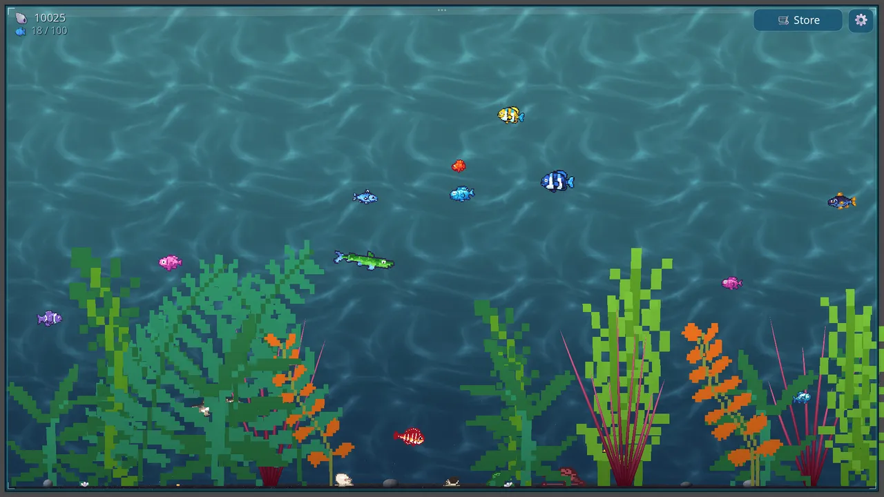 Reefling: A Cozy Desktop Aquarium Screenshot 1