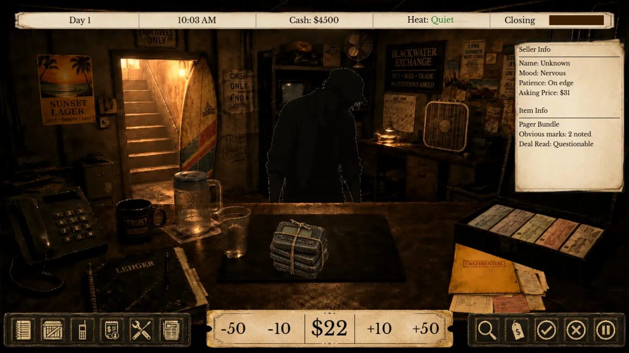 Blackwater Exchange - Starter Ledger Screenshot 0