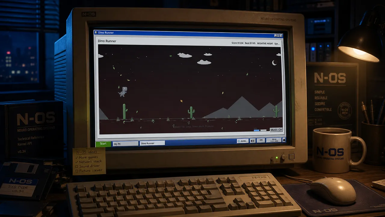 N-OS: Desktop Story Screenshot 1
