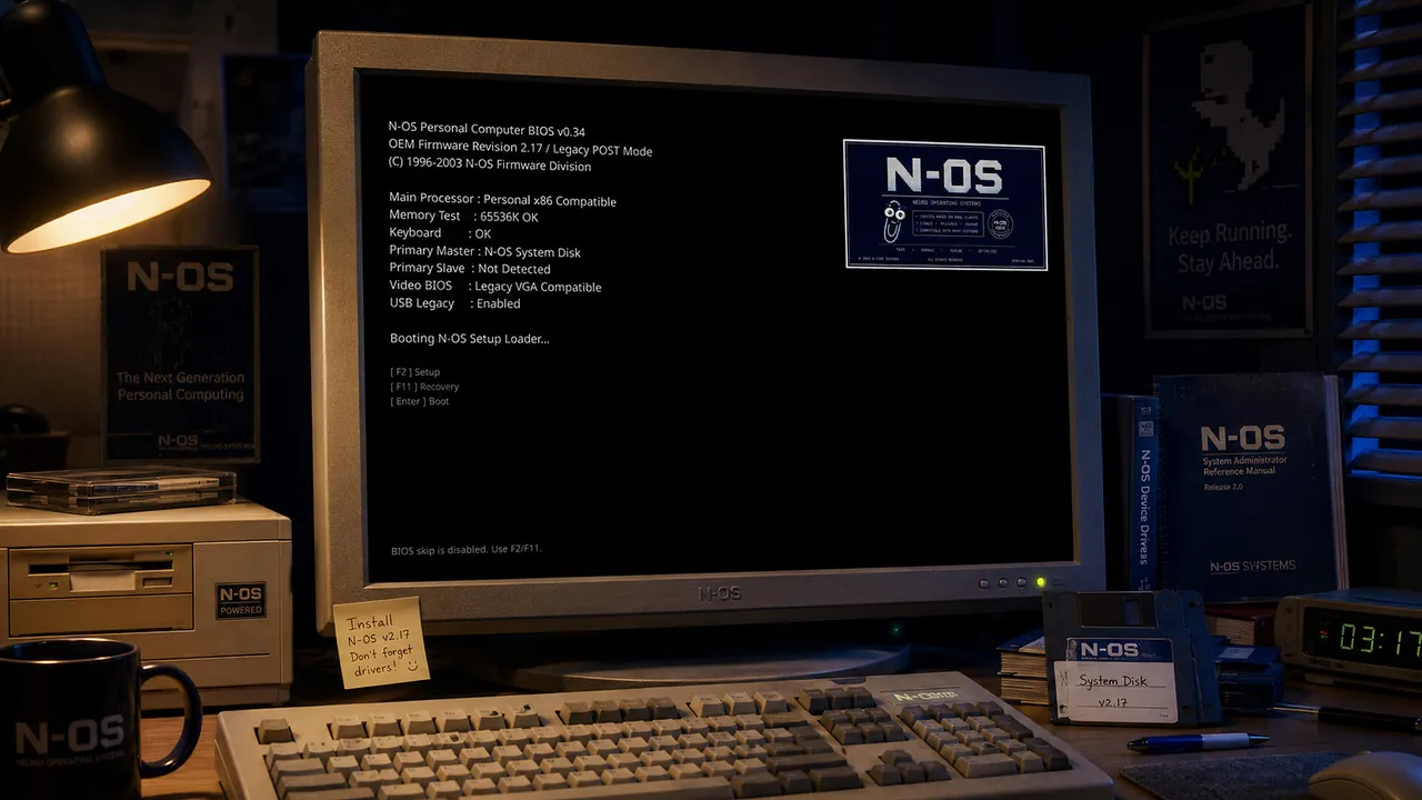 N-OS: Desktop Story Screenshot 2