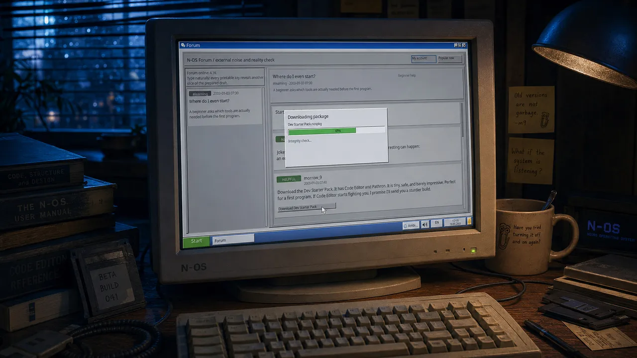 N-OS: Desktop Story Screenshot 6