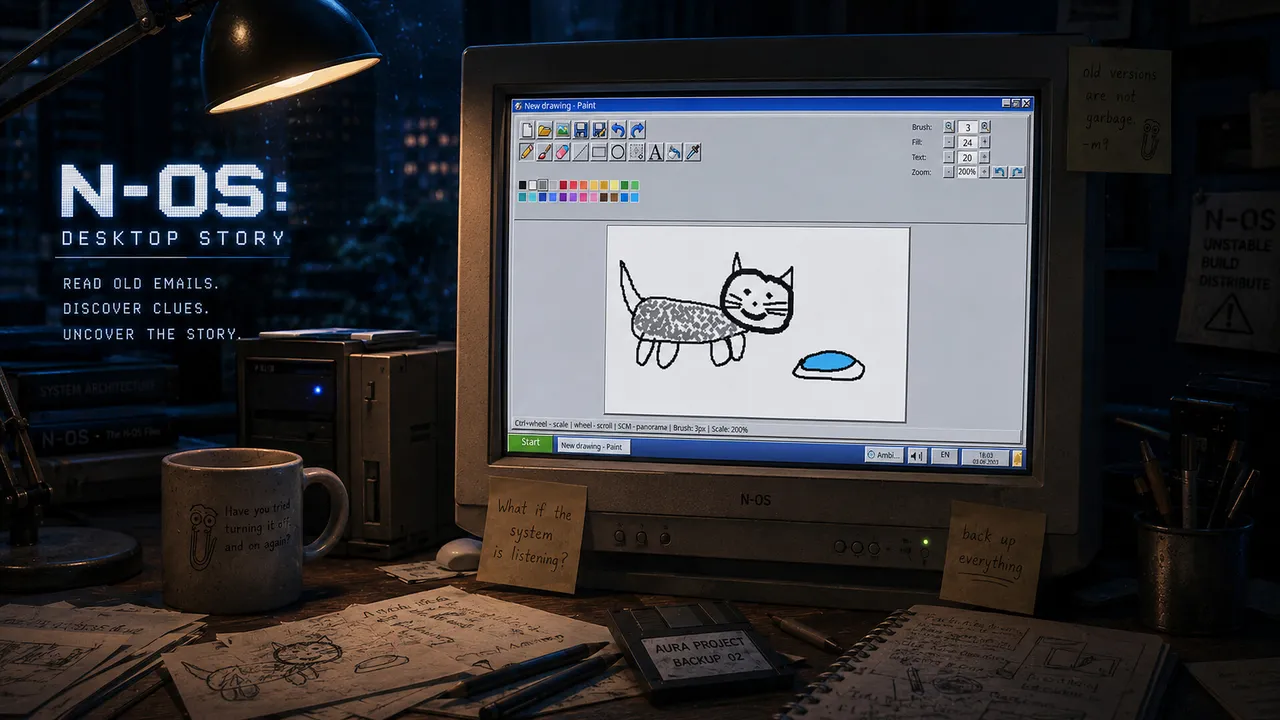 N-OS: Desktop Story Screenshot 0