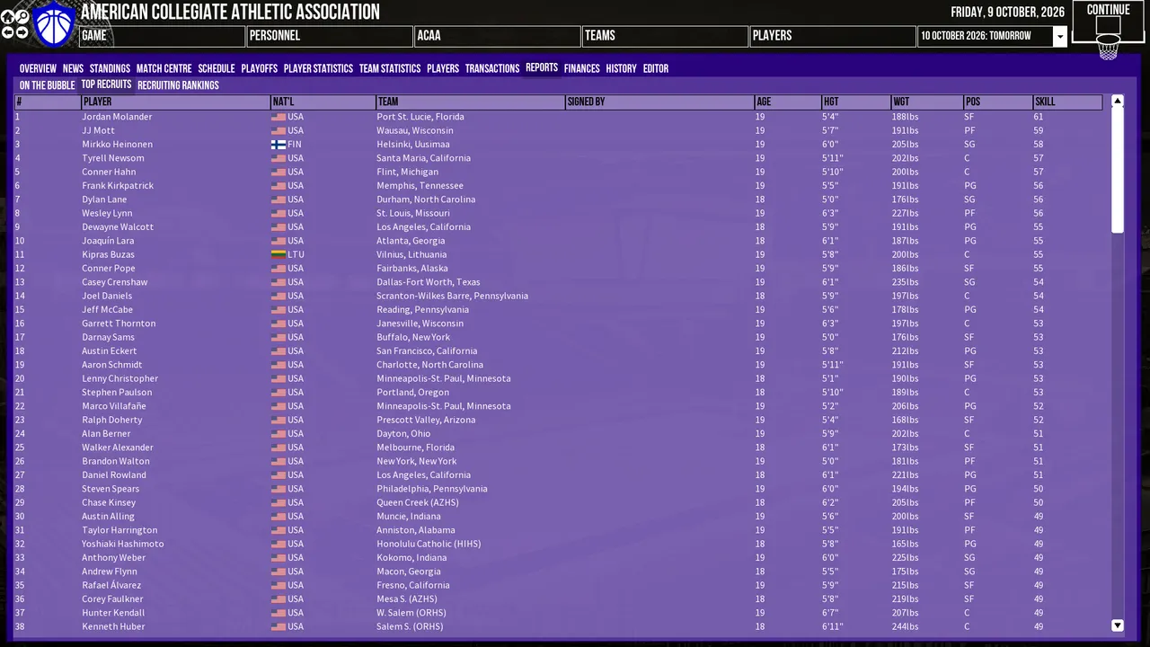 Statto Complete Basketball Screenshot 9