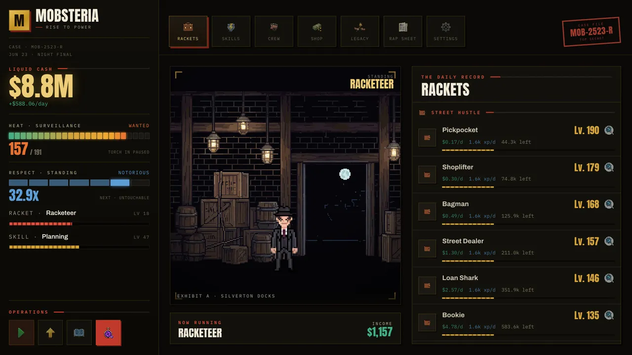 Mobsteria: Rise Screenshot 2