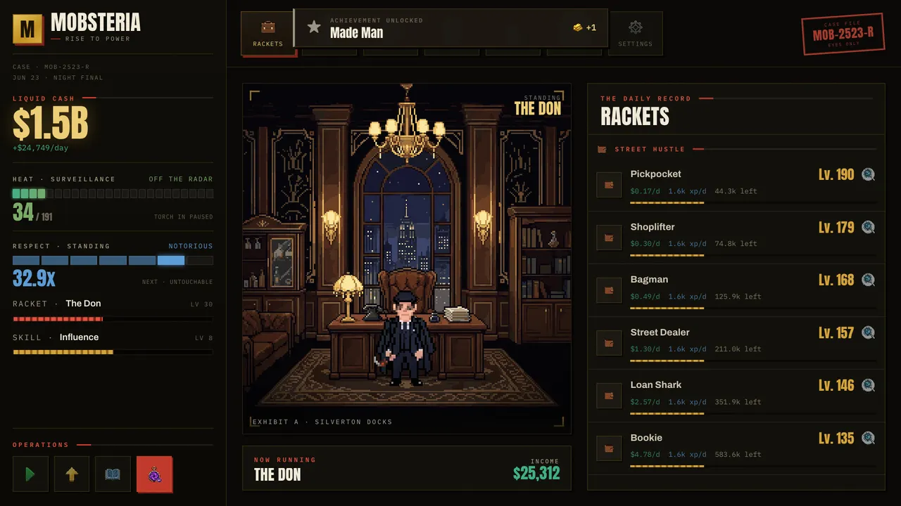 Mobsteria: Rise Screenshot 0