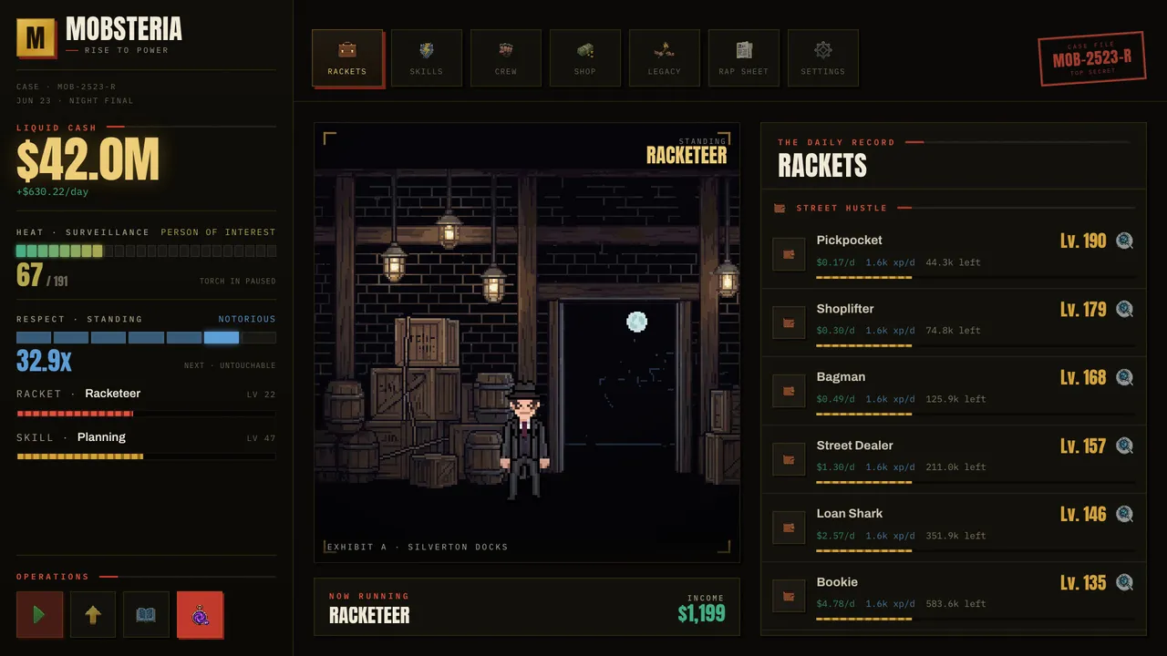 Mobsteria: Rise Screenshot 1