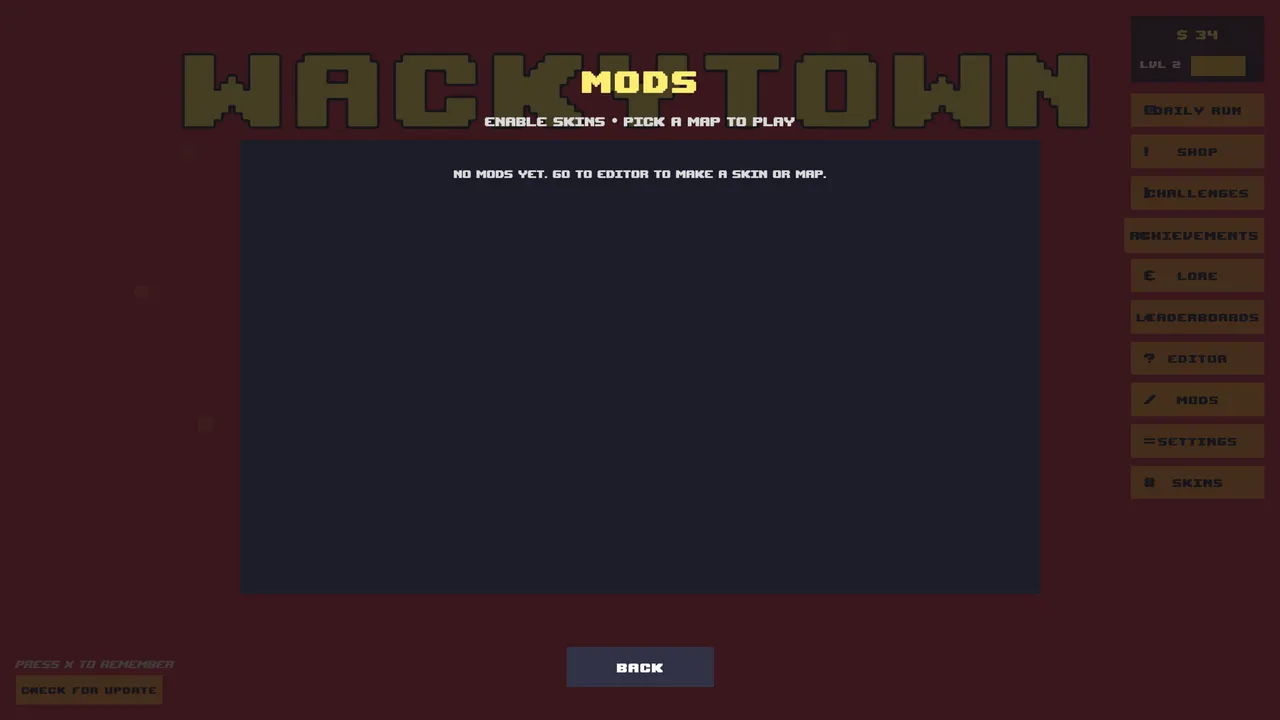The Wackytown Game Screenshot 1